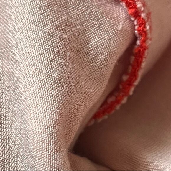 Free People Oceanside Crochet Strapless Mini Dress with Tie In Red Size Small - Picture 9 of 12